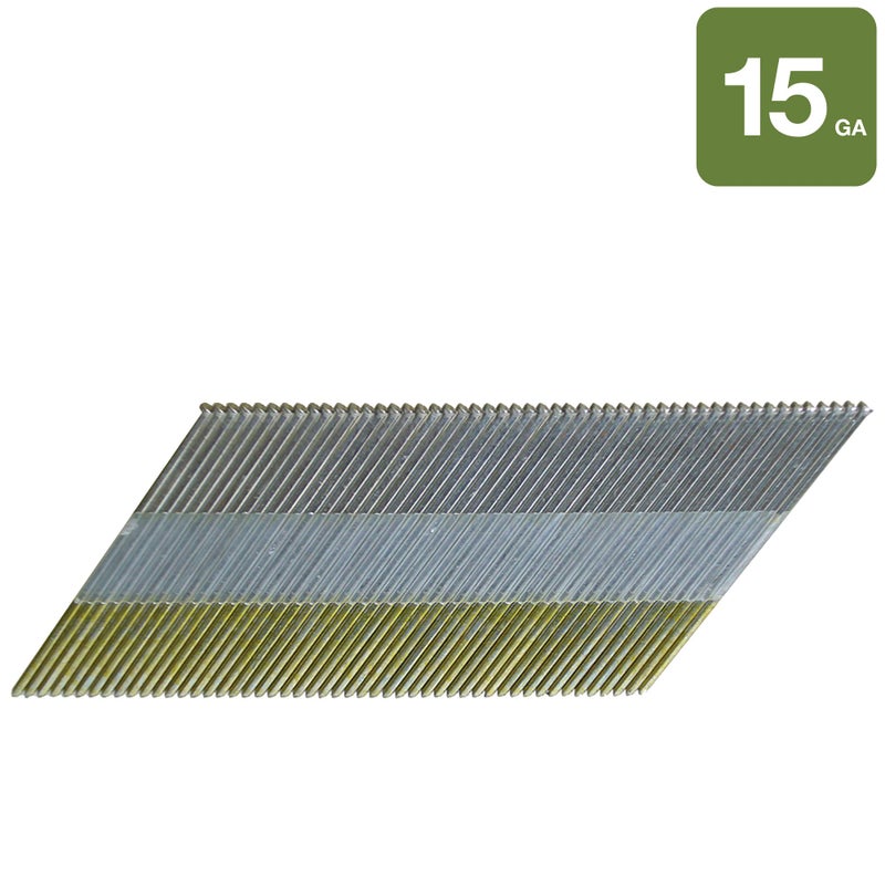 Metabo HPT 14305HPT 15 Gauge Angled Finish Nails 2" x 15GA 4000 Count